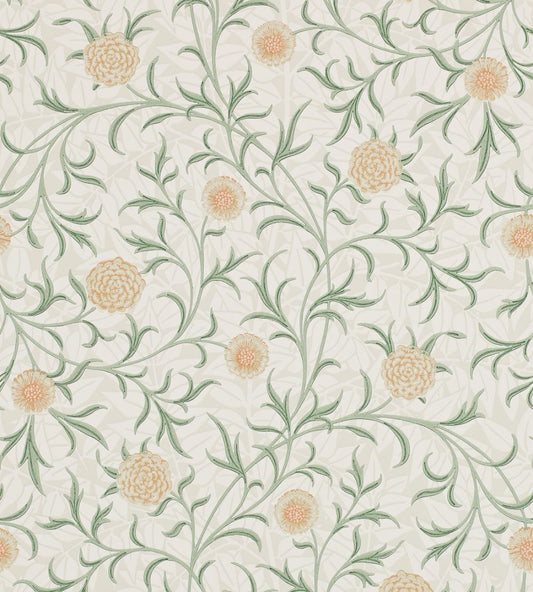 Scroll Wallpaper by Morris & Co Thyme/Pear