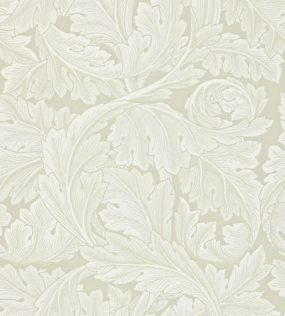 Acanthus Wallpaper by Morris & Co Chalk