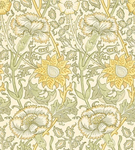 Pink & Rose Wallpaper by Morris & Co Cowslip/Fennel
