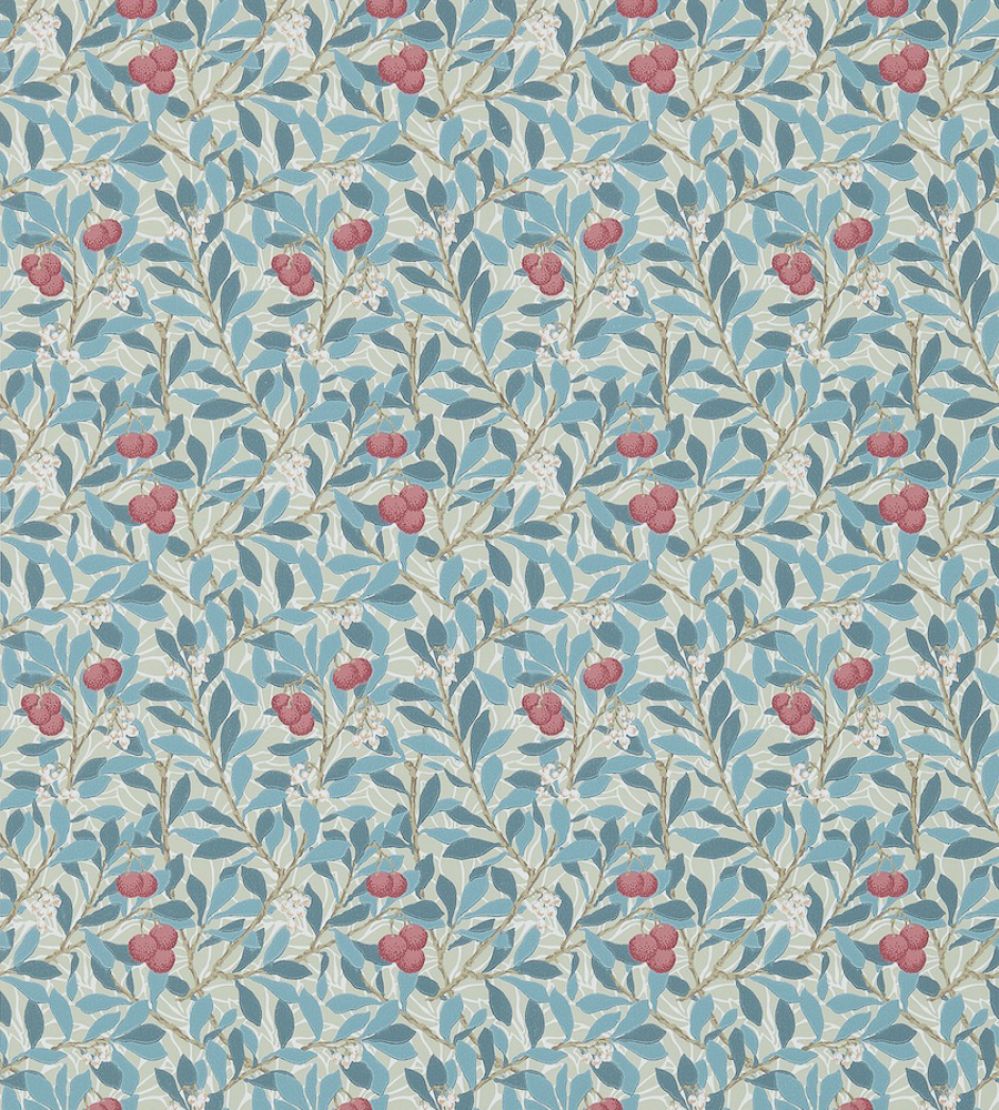 Arbutus Wallpaper by Morris & Co Woad/Russet