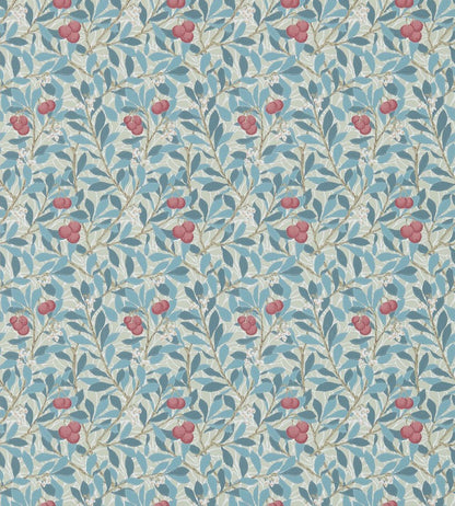 Arbutus Wallpaper by Morris & Co Woad/Russet