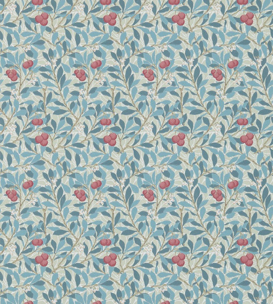 Arbutus Wallpaper by Morris & Co Woad/Russet