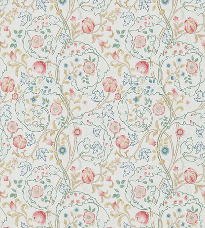 Mary Isobel Wallpaper by Morris & Co Pink/Ivory