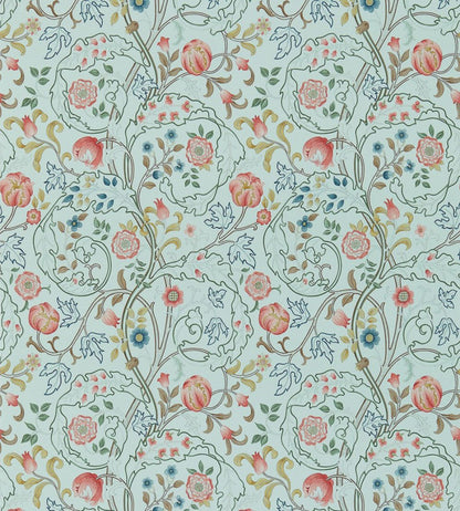 Mary Isobel Wallpaper by Morris & Co Silk Blue/Pink