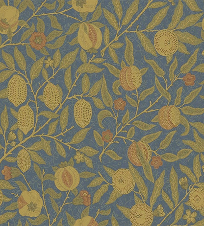 Fruit Fabric by Morris & Co Blue/Thyme