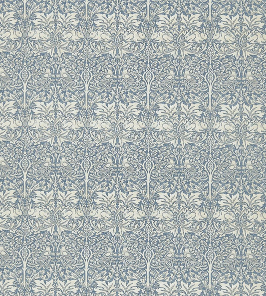 Brer Rabbit Fabric by Morris & Co Slate/Vellum