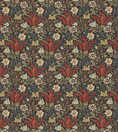 Compton Fabric by Morris & Co Faded Terracotta/Multi