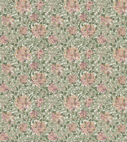 Honeysuckle Fabric by Morris & Co Chalk/Yellow