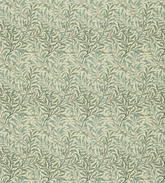 Willow Boughs Fabric by Morris & Co Cream/Pale Green