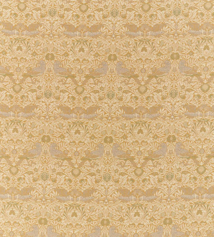 Bird Weave Fabric by Morris & Co Ochre