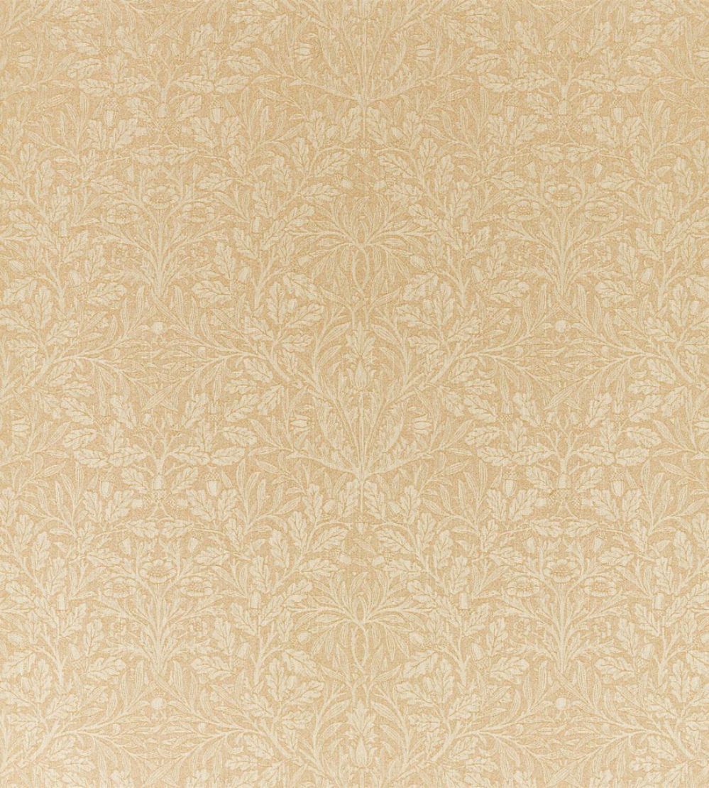 Morris Acorn Fabric by Morris & Co Ochre
