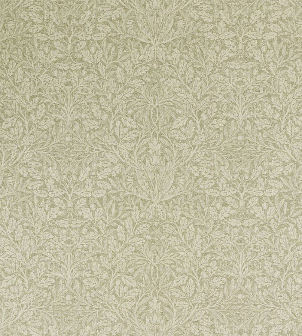 Morris Acorn Fabric by Morris & Co Moss