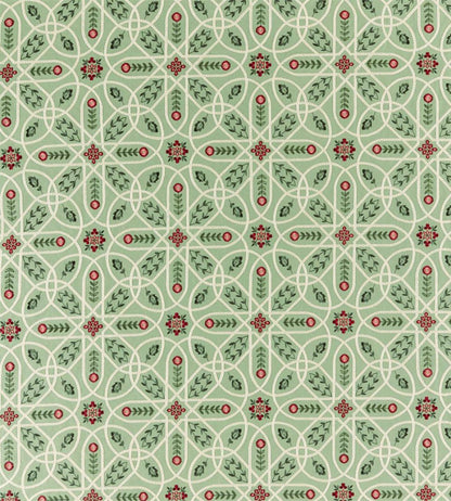 Brophy Embroidery Fabric by Morris & Co Bayleaf