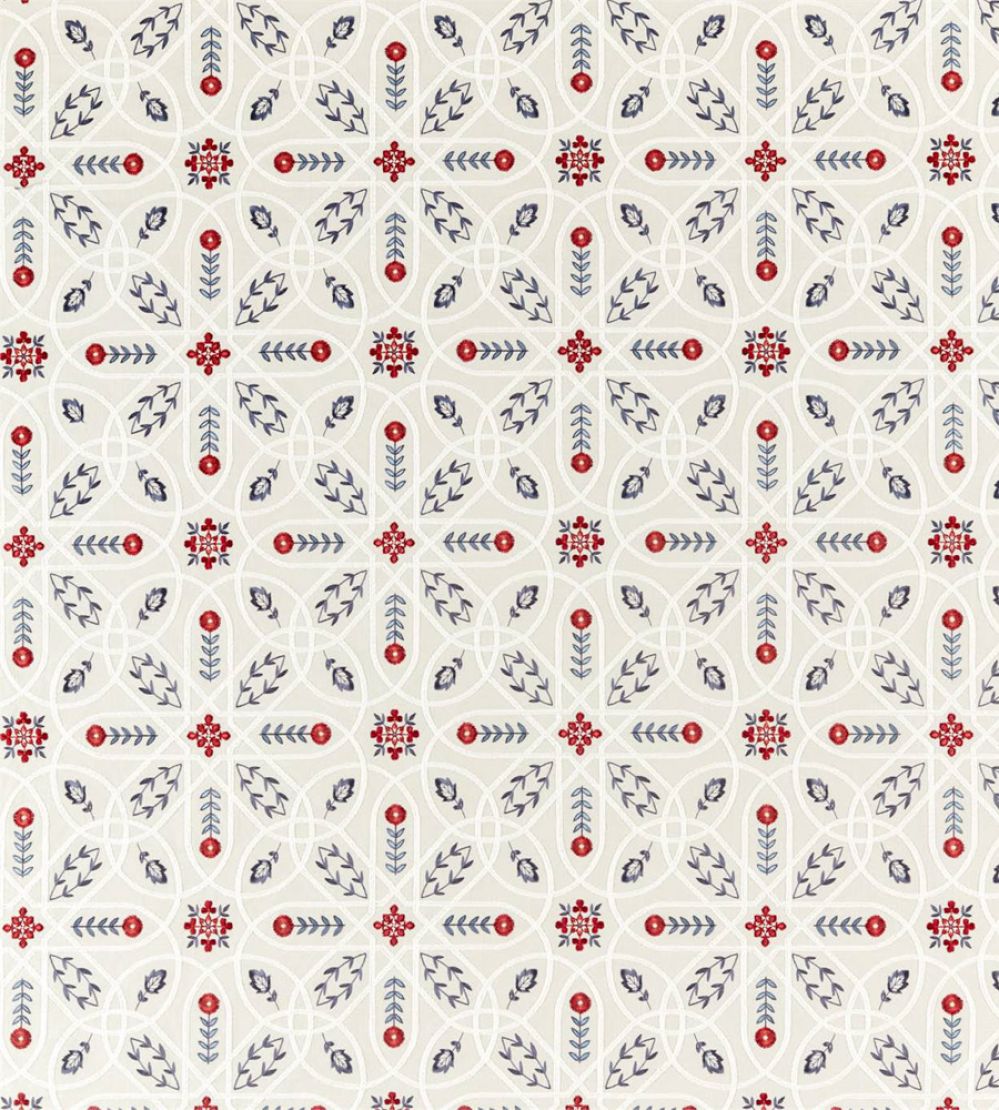Brophy Embroidery Fabric by Morris & Co Indigo
