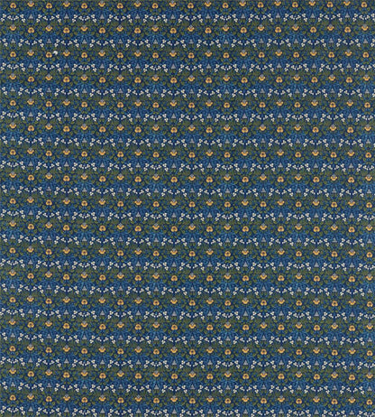 Eye Bright Fabric by Morris & Co Indigo