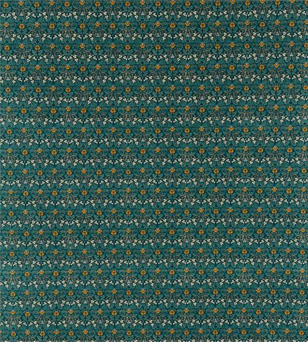 Eye Bright Fabric by Morris & Co Teal