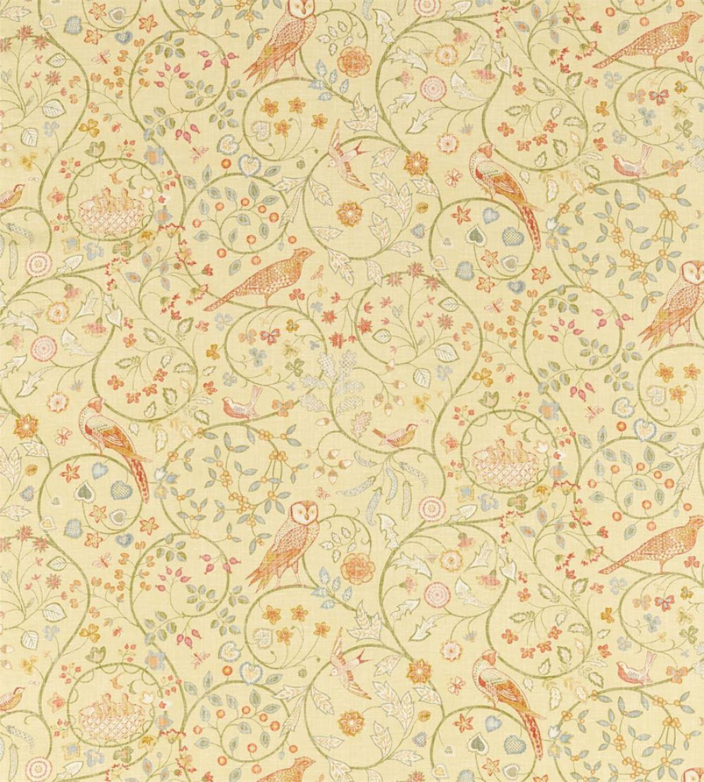 Newill Fabric by Morris & Co Lemon