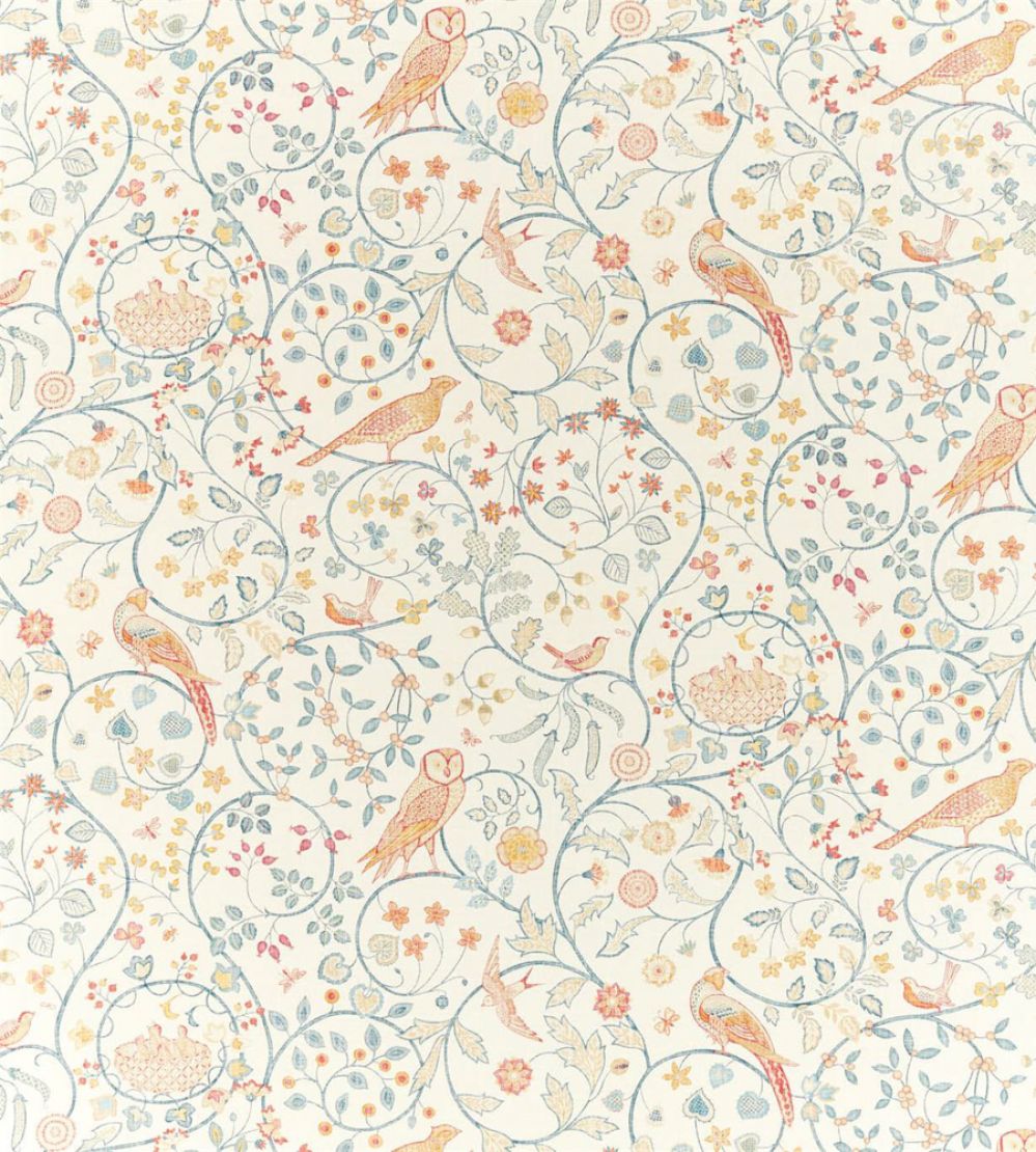 Newill Fabric by Morris & Co Teal