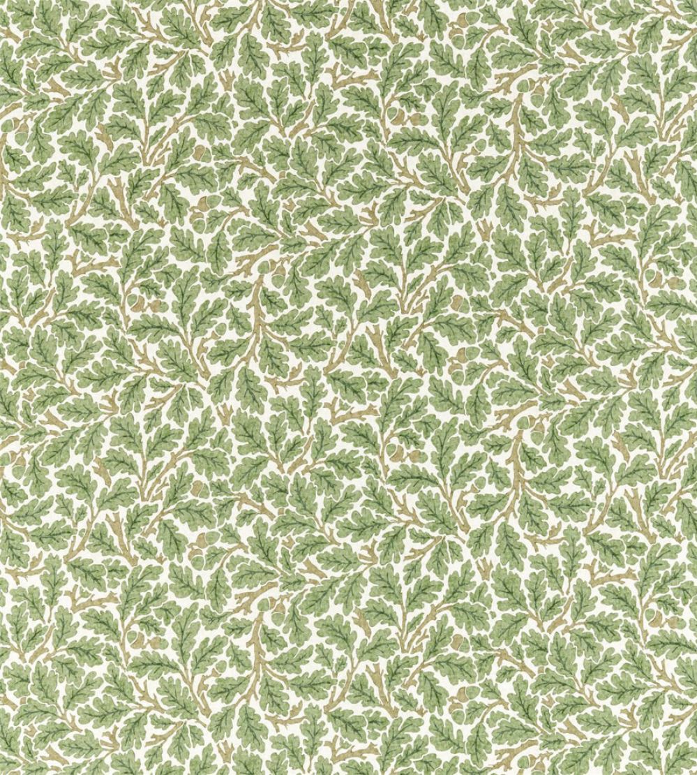 Oak Fabric by Morris & Co Forest / Cream
