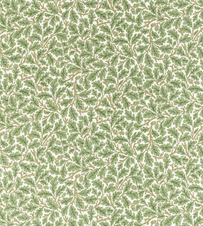 Oak Fabric by Morris & Co Forest / Cream