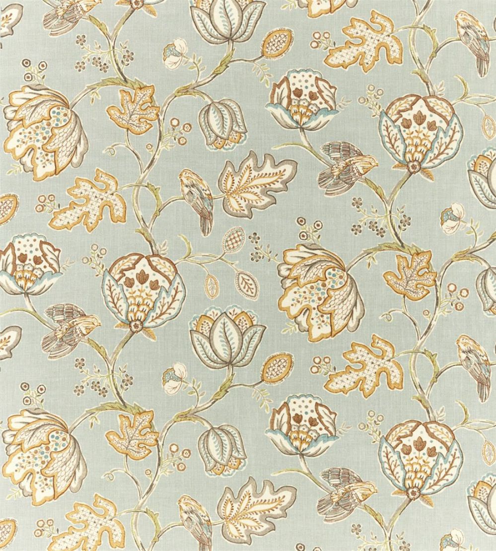 Theodosia Fabric by Morris & Co Grey