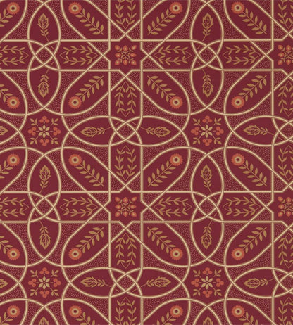 Brophy Trellis Wallpaper by Morris & Co Russet Gold