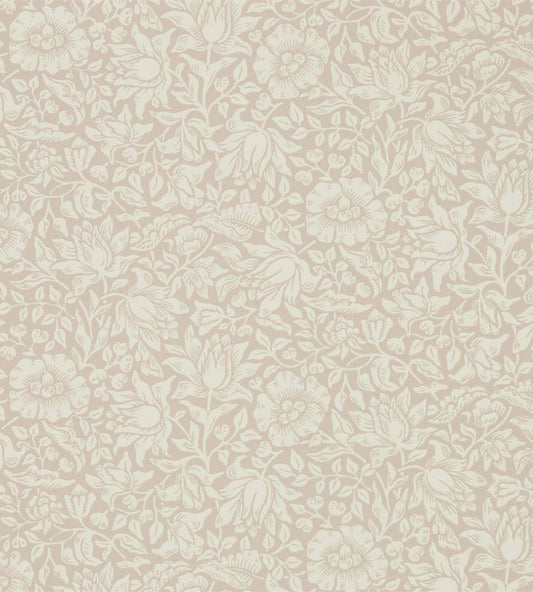 Mallow Wallpaper by Morris & Co Dusky Rose