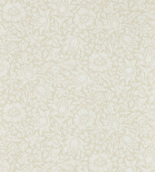 Mallow Wallpaper by Morris & Co Cream Ivory