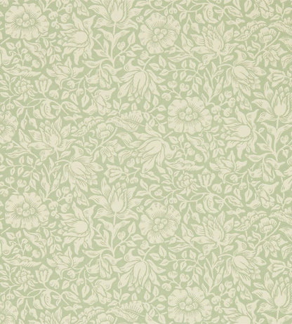 Mallow Wallpaper by Morris & Co Apple Green
