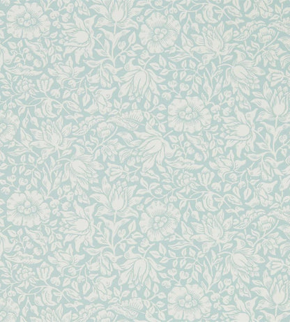 Mallow Wallpaper by Morris & Co Chalk Duck Egg