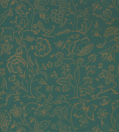 Middlemore Wallpaper by Morris & Co Moss Gold