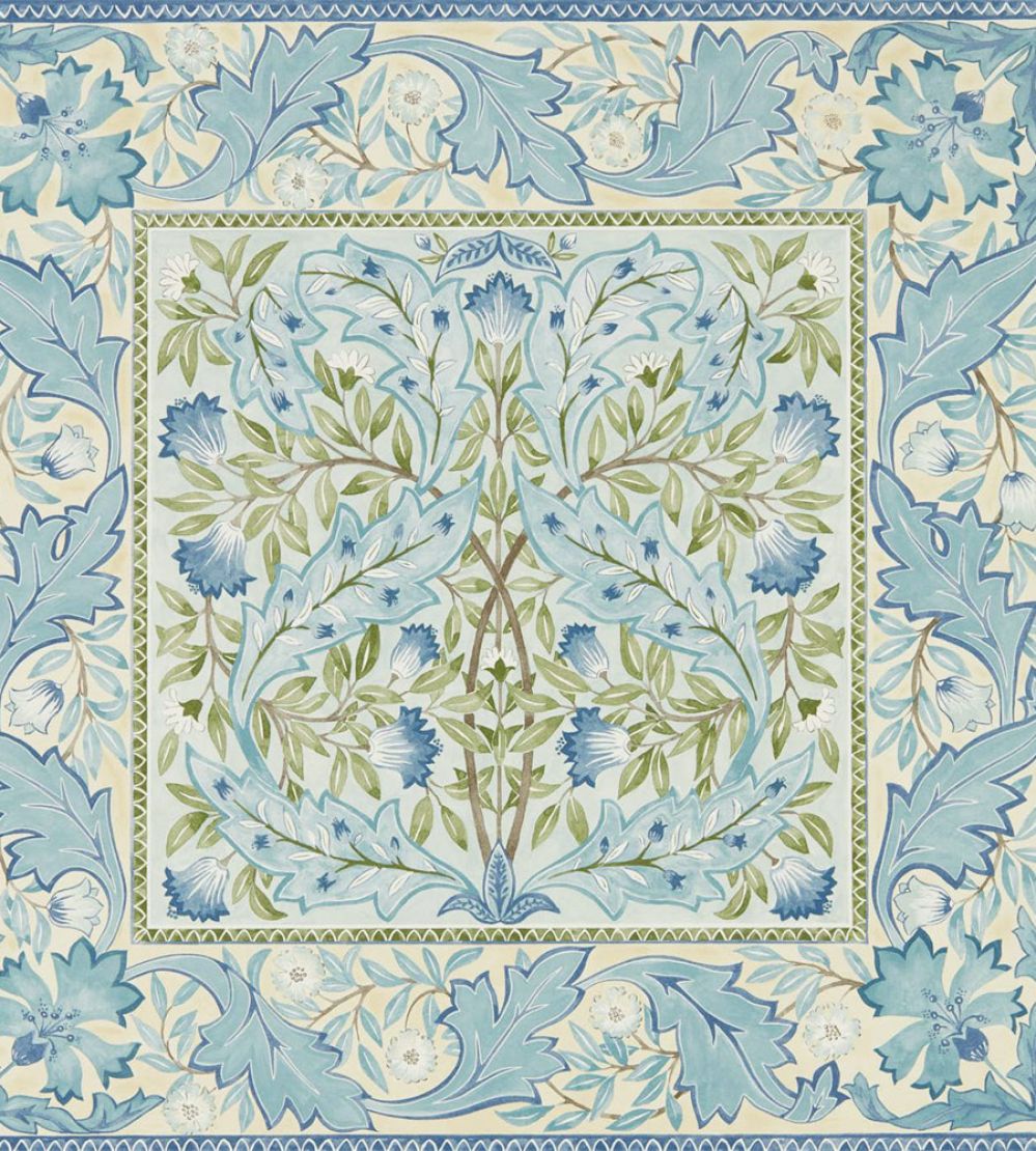 Wilhelmina Wallpaper by Morris & Co Indigo