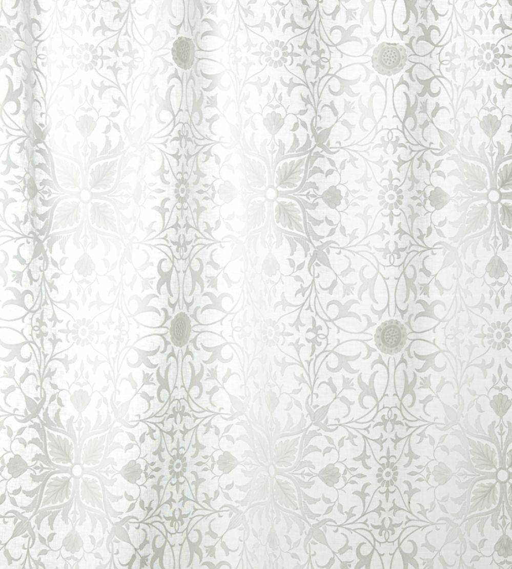 Pure Net Ceiling Applique Fabric by Morris & Co Paper White