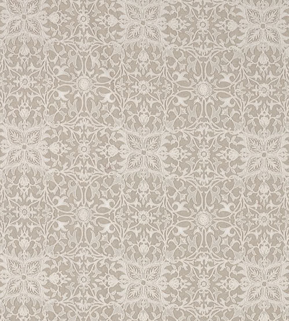 Pure Net Ceiling Embroidery Fabric by Morris & Co Flax