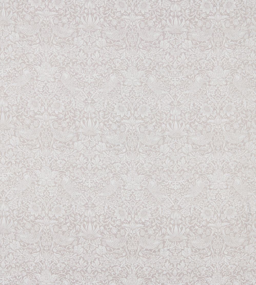 Pure Strawberry Thief Fabric by Morris & Co Dove