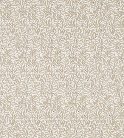 Pure Willow Bough Embroidery Fabric by Morris & Co Wheat