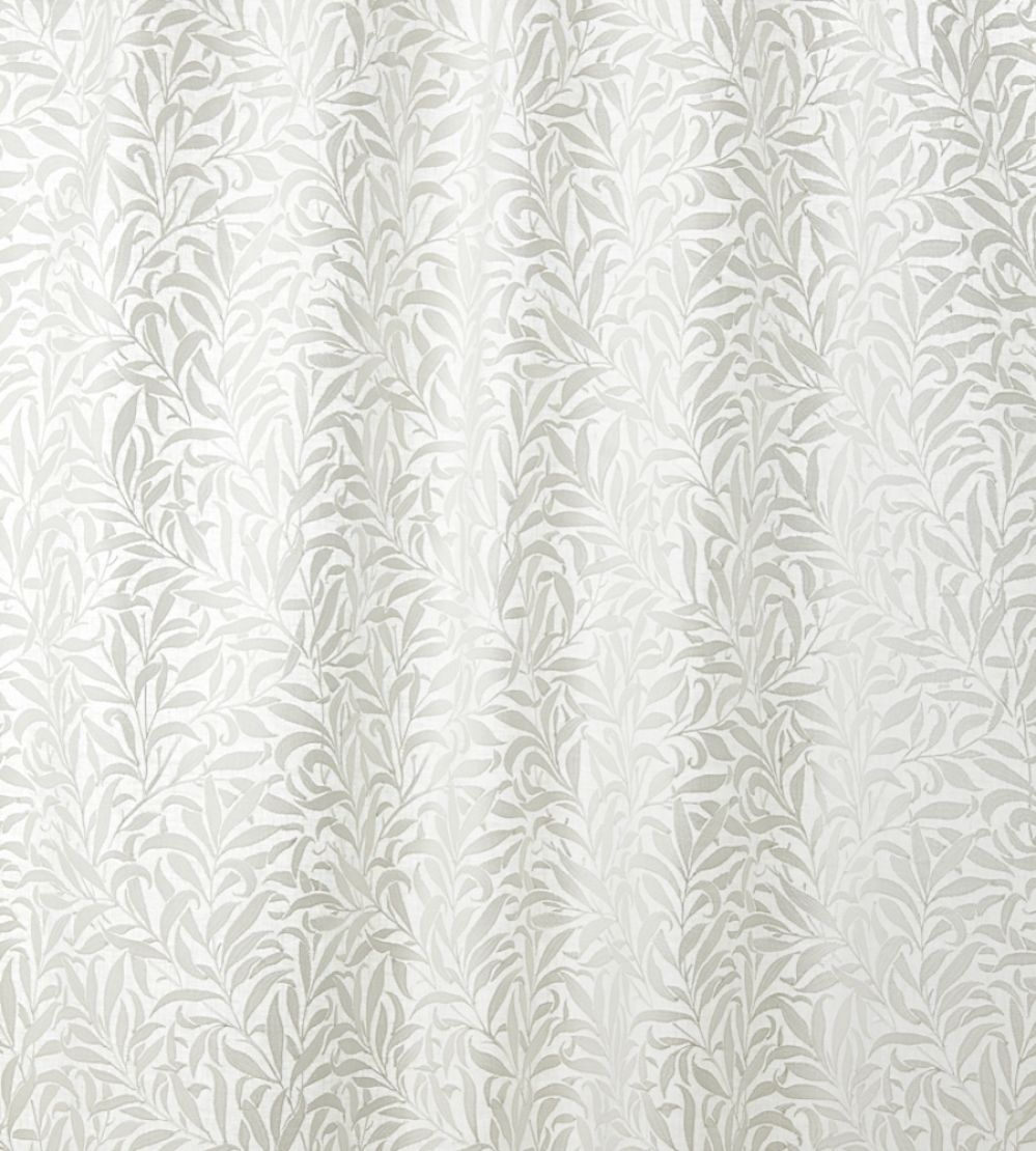 Pure Willow Bough Embroidery Fabric by Morris & Co Paper White