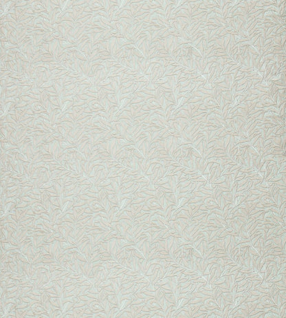Pure Willow Bough Embroidery Fabric by Morris & Co Wild Mint