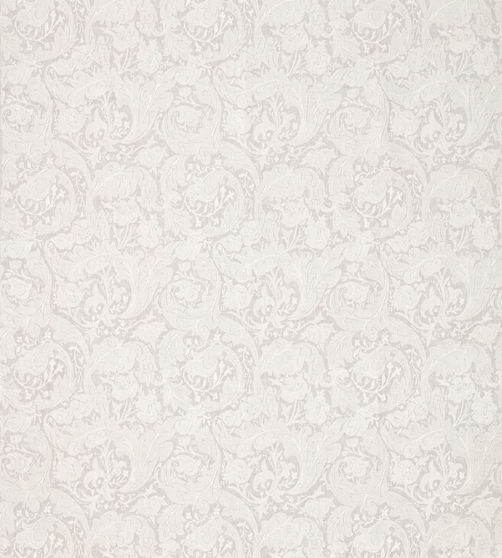 Pure Bachelors Button Embroidery Fabric by Morris & Co Pebble