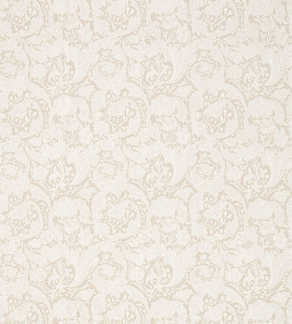 Pure Bachelors Button Embroidery Fabric by Morris & Co Flax
