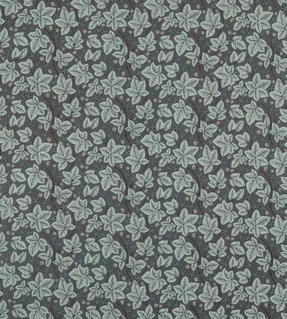 Pure Bramble Embroidery Fabric by Morris & Co Inky Purple