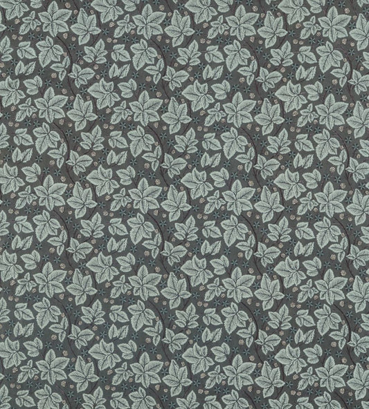 Pure Bramble Embroidery Fabric by Morris & Co Inky Purple