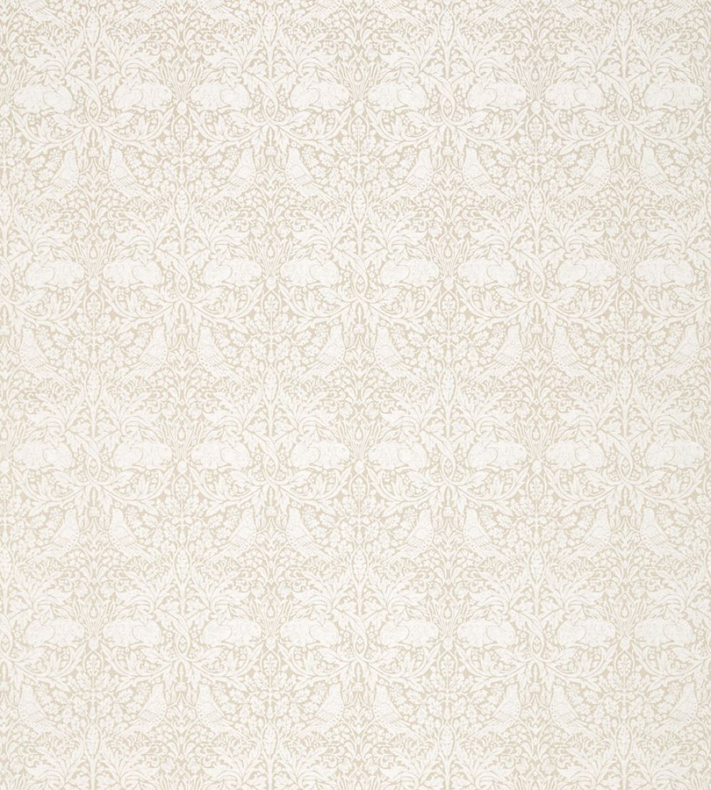 Pure Brer Rabbit Weave Fabric by Morris & Co Flax