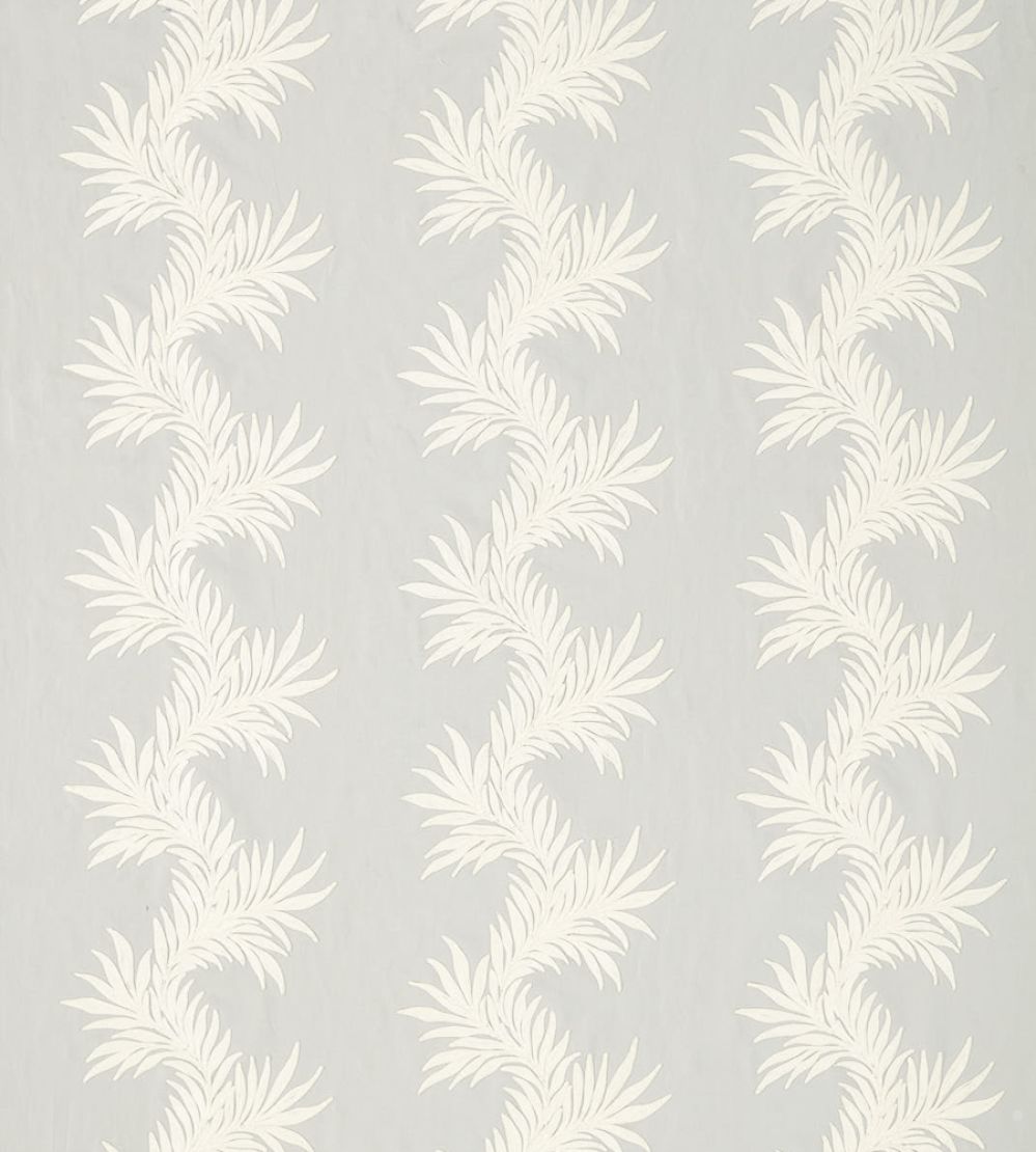 Pure Marigold Trail Embroidery Fabric by Morris & Co Lightish Grey