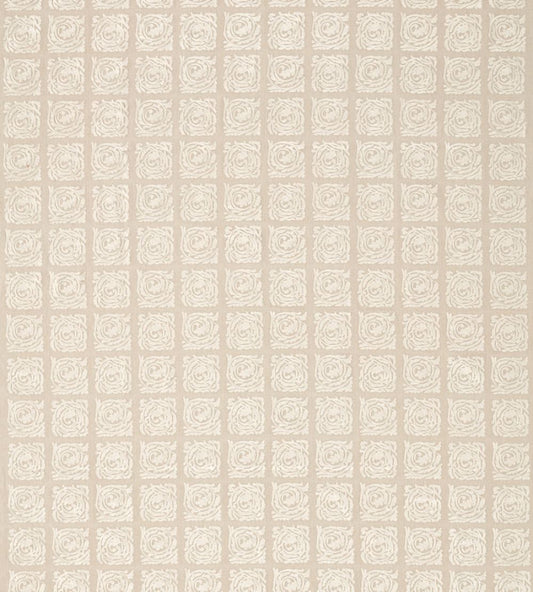 Pure Scroll Embroidery Fabric by Morris & Co Flax