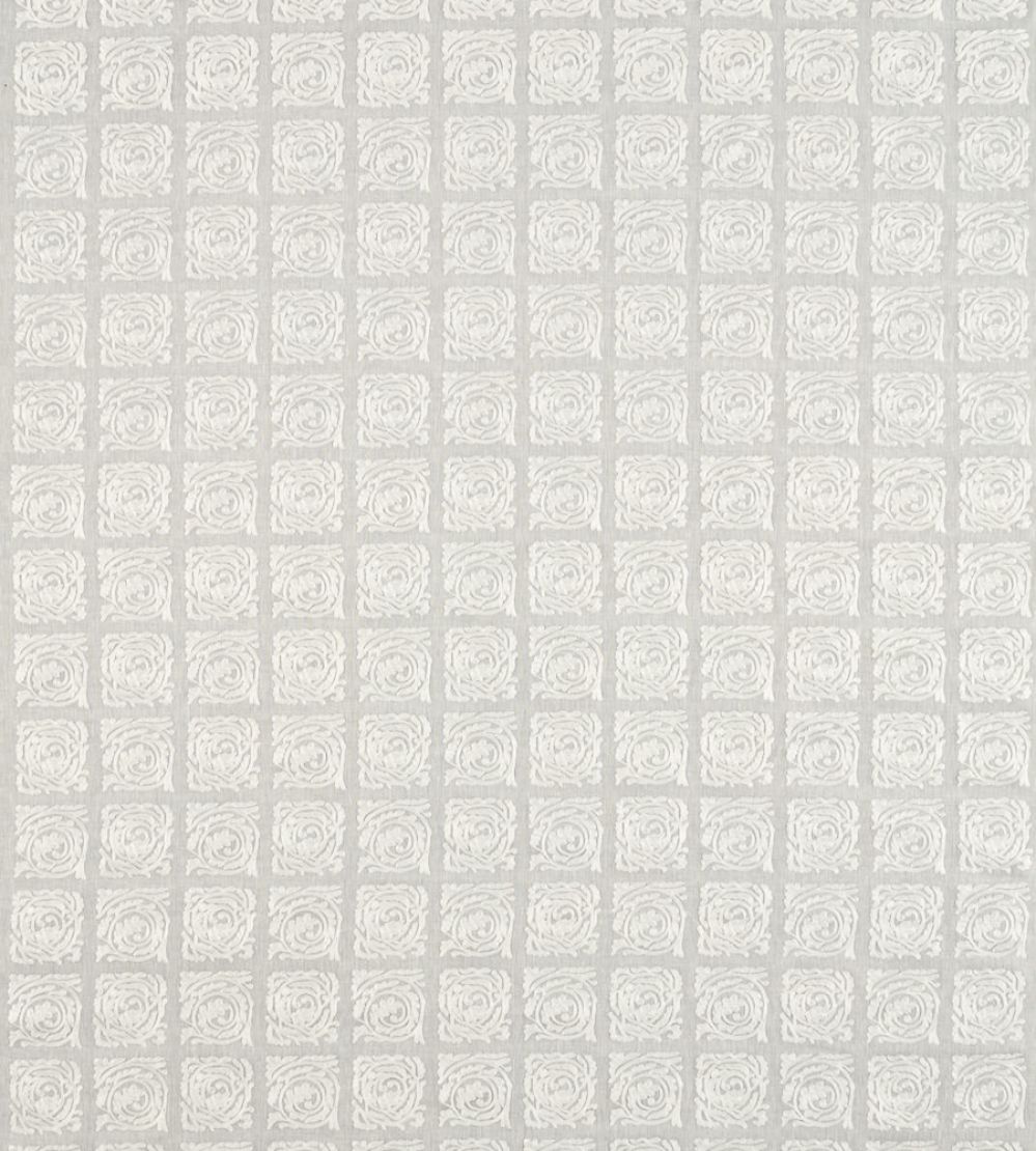 Pure Scroll Embroidery Fabric by Morris & Co Lightish Grey