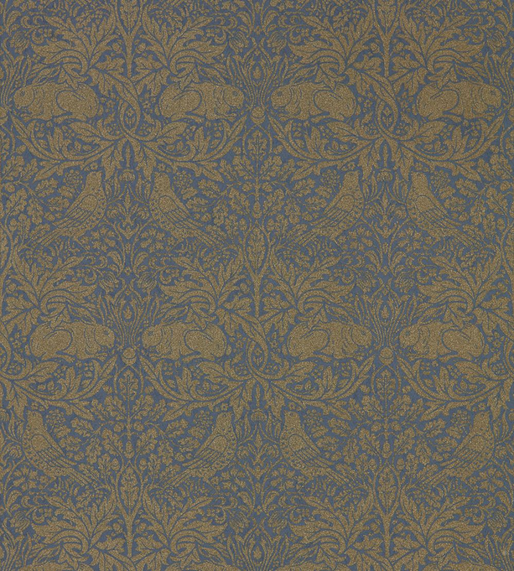 Pure Brer Rabbit Wallpaper by Morris & Co Ink/Gold