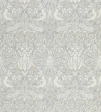 Pure Dove & Rose Wallpaper by Morris & Co Cloud Grey