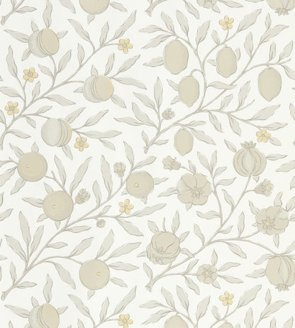 Pure Fruit Wallpaper by Morris & Co Horned Poppy / Grey