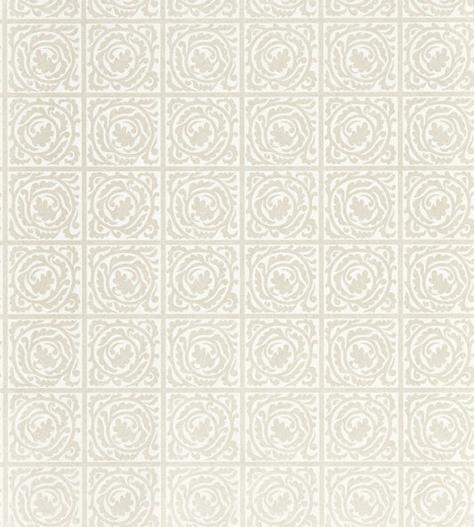 Pure Scroll Wallpaper by Morris & Co White Clover